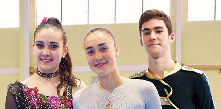 Tres asturianos en el Nacional Juvenil de Patinaje Artístico