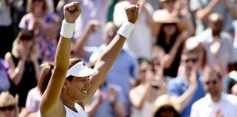 Garbiñe Muguruza alcanza las semifinales de Wimbledon