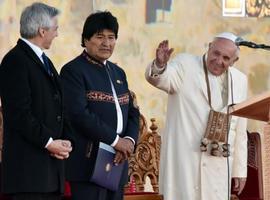 Papa Francisco destaca en Bolivia avances en inclusión del gobierno de Evo Morales  