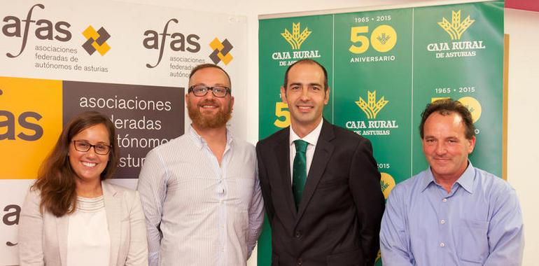 Caja Rural de Asturias renueva su convenio de colaboración con los autónomos de AFAS