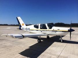 Bautismos de vuelo para el público durante el Festival Aéreo de Gijón