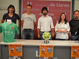 Partido de fútbol benéfico Fundación Ramón Grosso y veteranos Club Deportivo Llanes