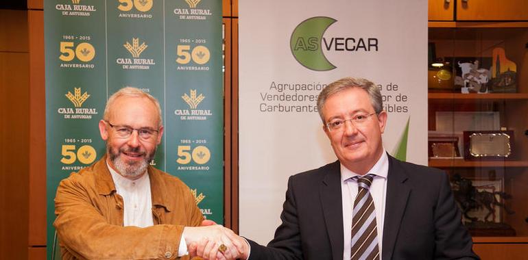 Caja Rural amplía su colaboración financiera con la Agrupación de Vendedores de Carburantes, Asvecar