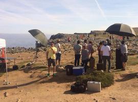 Rodaje en Llanes de un anuncio, una serie de televisión y un largometraje