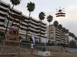 Drones para salvar vidas en la playa de Ribadesella