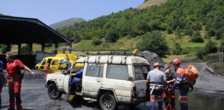 Suspendidas las tareas de recuperación del cuerpo del minero atrapado en Degaña