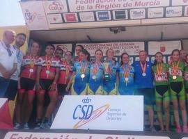 Tres medallas para Asturias en el Campeonato de España de Ciclismo en edad escolar