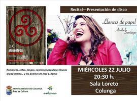 Presentación en Colunga de Llances de papel, de Anabel Santiago