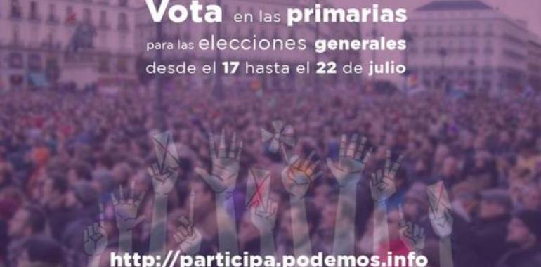 El miércoles, ultimo día de votación en las primarias de Podemos