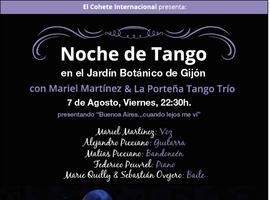 Buenos Aires en el Botánico gijonés con Mariel Martínez & La Porteña Tango Trío  