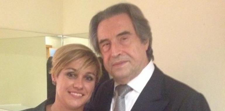 Riccardo Muti y Beatriz Díaz se reencontraron en Oviedo