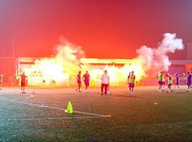 El Avilés Stadium celebra su primer entrenamiento con un gran recibimiento de la afición (VIDEO)