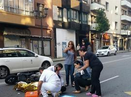 Herido grave un motorista tras sufrir un accidente en Oviedo