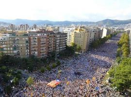 Barcelona acoge masiva manifestación para pedir la independencia de España  