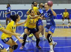 #Balonmano. El Jofemasa Oviedo plantó cara, pero perdió ante el Rocasa Gran Canaria