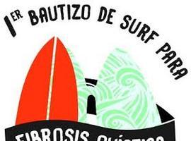 Bautizo de surf en Gijón para pacientes con fibrosis quística