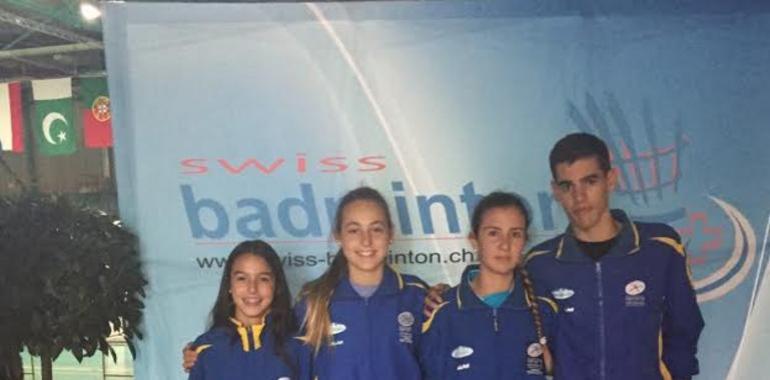 Representación asturiana en el Swiss Badminton Open