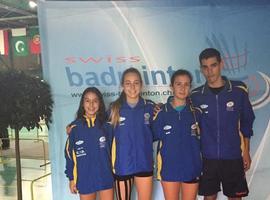 Representación asturiana en el Swiss Badminton Open