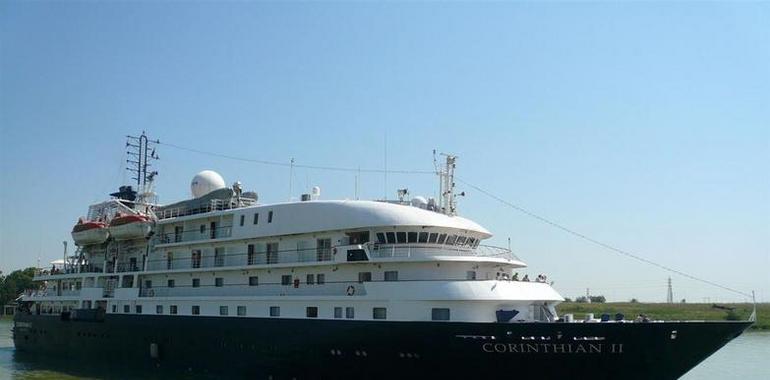 Mañana atraca en El Musel el crucero Corinthian, con un centenar de pasajeros