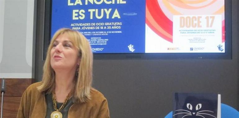 Oviedo presenta los programas DOCE17 y La Noche es Tuya con más de 100 actividades para jóvenes 