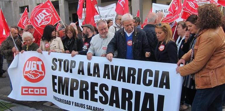 Sindicatos asturianos por el trabajo decente y contra el aumento de la precariedad laboral