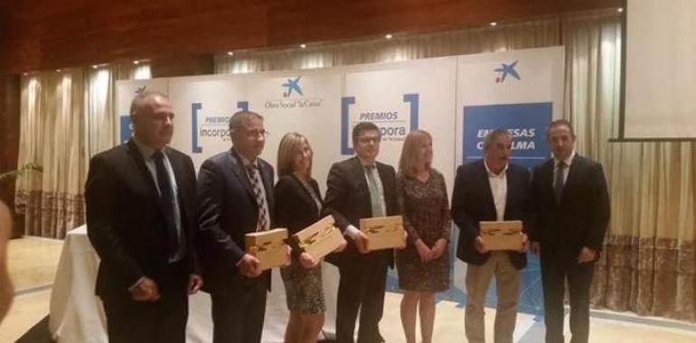 Interdomicilio, Ayre Hoteles, Clece y el Ayuntamiento de Mieres reciben los Premios Incorpora