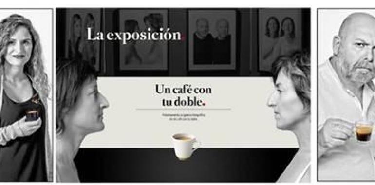 Un café con tu doble trae a Oviedo la muestra fotográfica del canadiense François Brunelle