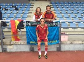 #Oviedo #Moderno. Victoria y gol de Laurina con España