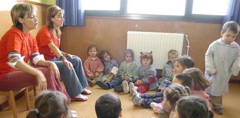 Las escuelas 0 a 3 años en Asturias pelean su futuro