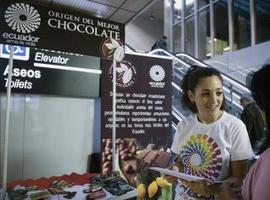 Ecuador promociona su chocolate en el Metro de Madrid  