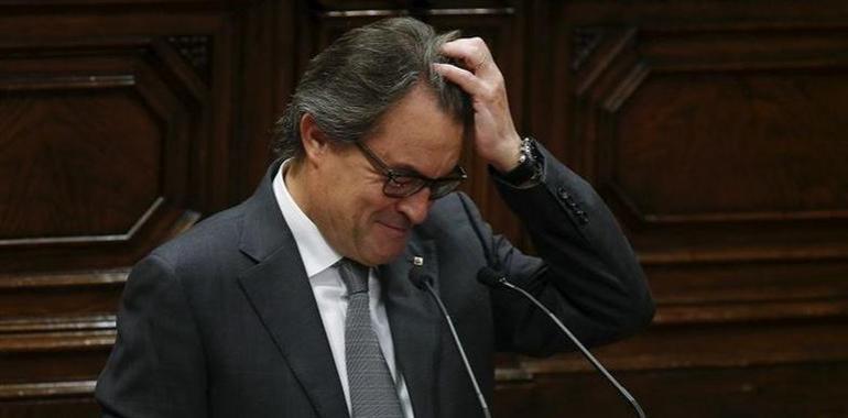 El Parlamentu refuga investir a Artur Mas la segunda vez tres el non de a CUP