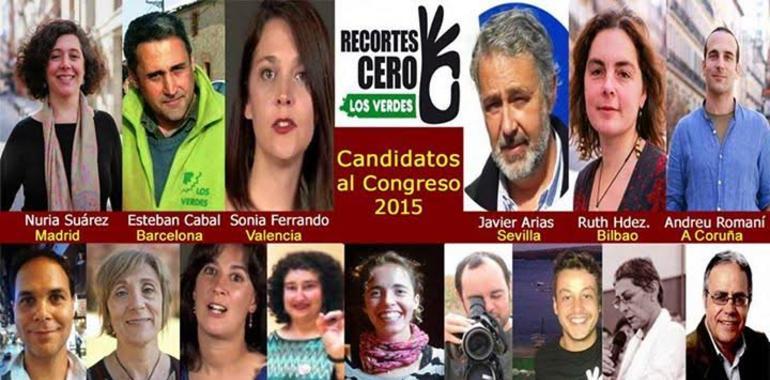 Recortes Cero - Grupo Verde ha presentado candidatura en Asturias y en toda España