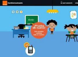 Orange destinará fondos a la educación de niños en riesgo de exclusión a cambio de reciclar móviles 