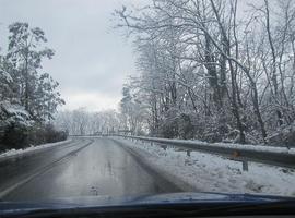 La temperatura y la nieve bajarán el lunes en Asturias