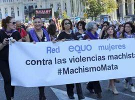 EQUO MUYERES denuncia las bases de la carrera contra el machismo, en Siero