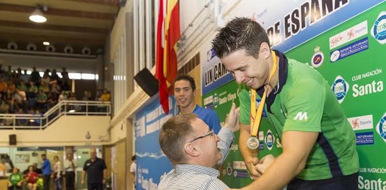 Mario Cortés, del Santa Olaya, campeón de España en 200 metros braza