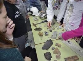 OroValle celebra Santa Bárbara con trabajadores y alumnos del C.P. de Belmonte de Miranda