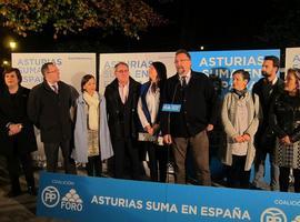 PP-Foro trabajarán juntos para investir presidente a Rajoy "por el futuro de los asturianos"