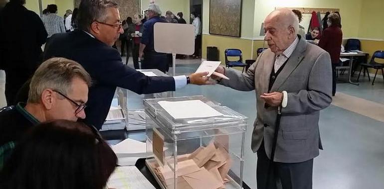 Asturias registra una participación superior a la de los pasados comicios generales