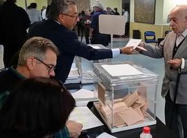 Asturias registra una participación superior a la de los pasados comicios generales