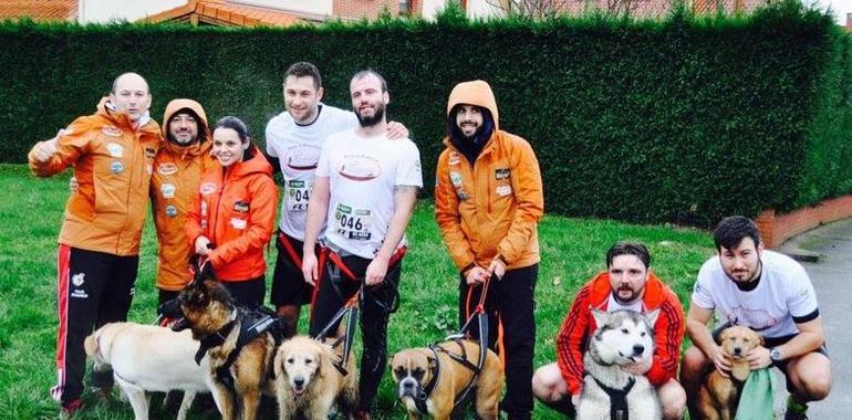 La Fresneda acogió la primera carrera del año de Canicross