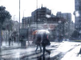 Lluvias persistentes, viento y oleaje para hoy en Asturias