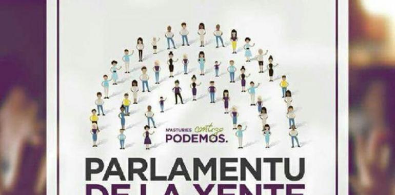 Podemos abre un Parlamentu de la Xente por los Presupuestos