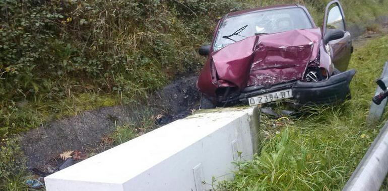 15 personas heridas en los 37 accidentes registrados en Asturias el fin de semana