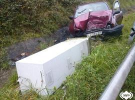 15 personas heridas en los 37 accidentes registrados en Asturias el fin de semana