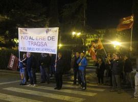 Protesta por el ERE de la pública #Tragsa frente a Delegación del Gobierno