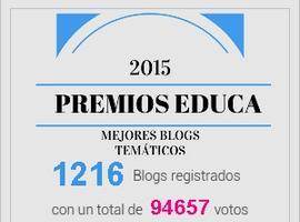 Publicados los blogs ganadores de los Premios Educa 2015