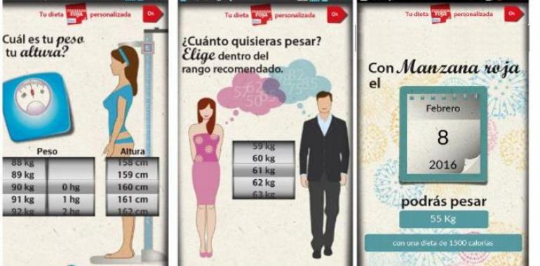 Manzanaroja: la dieta personalizada gratis para smartphone