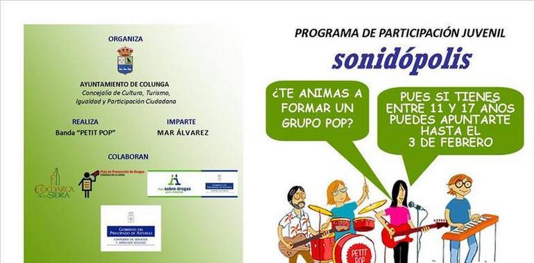 SONIDÓPOLIS llenará Colunga de pop-rock