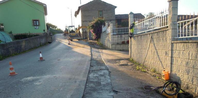 Avilés ultima las obras de mejora de la red de abastecimiento a Heros